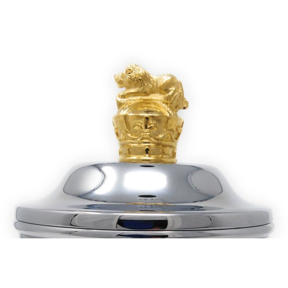 Finial - Pattern 5 - Solid Crown & Lion